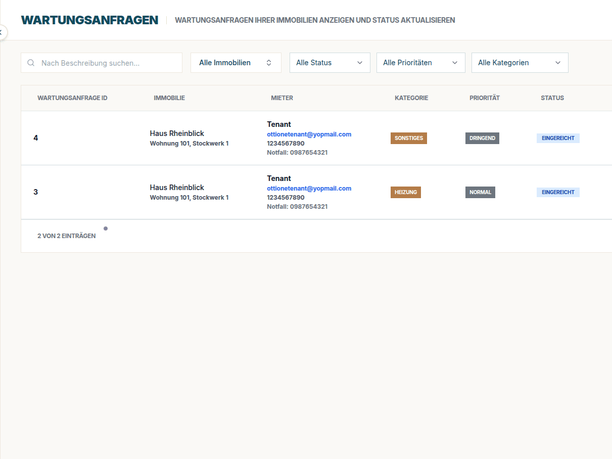 Wartung auf Autopilot – Ticket- und Workflow-Übersicht